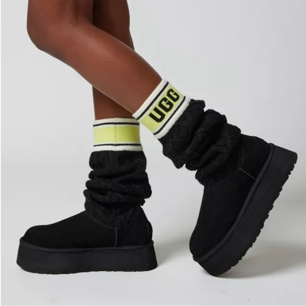 New UGG Sweater Letter Boots